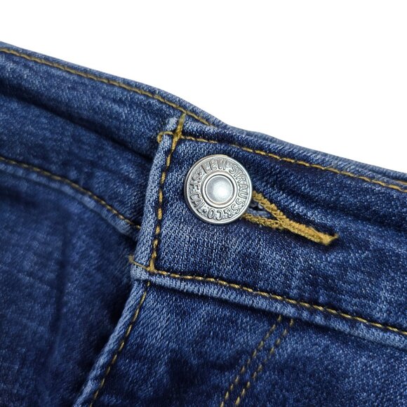Levi’s Jeans Womens 20W Blue Classic Straight Plus Size Stretch Denim Mid Rise - Picture 6 of 15